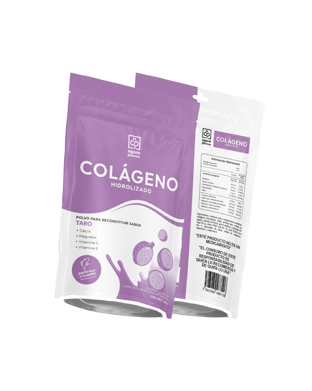 Colágeno Hidrolizado – Sabor Taro 250 g