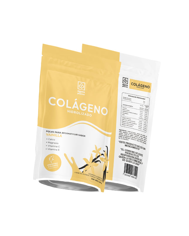 Colágeno Hidrolizado – Sabor Vainilla 250 g
