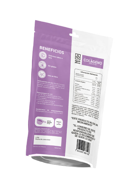 Colágeno Hidrolizado – Sabor Taro 250 g