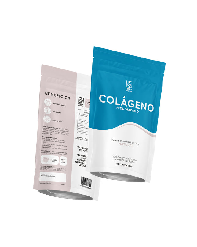 Colágeno Hidrolizado – Sabor Natural 500 g
