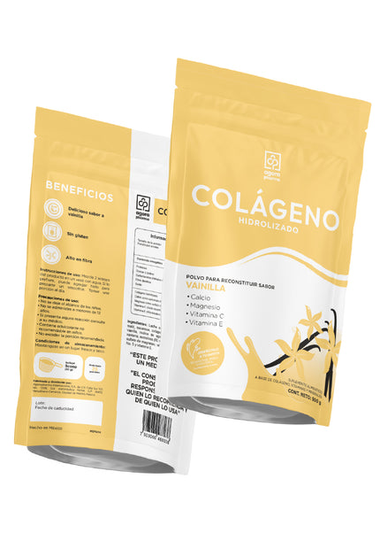 Colágeno Hidrolizado – Sabor Vainilla 500 g