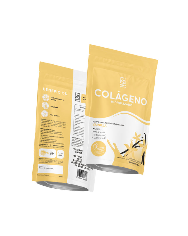 Colágeno Hidrolizado – Sabor Vainilla 500 g
