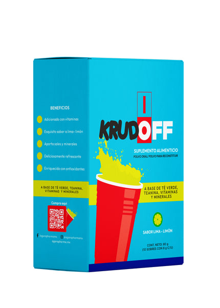 KrudOFF – Sabor Lima-Limón 15 sobres