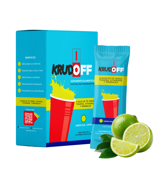 KrudOFF – Sabor Lima-Limón 15 sobres