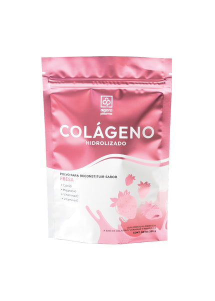 Colágeno Hidrolizado – Sabor Fresa 250 g