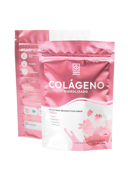 Colágeno Hidrolizado – Sabor Fresa 250 g