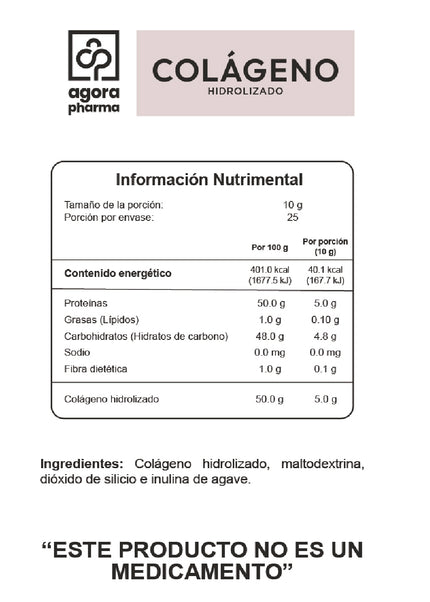 Colágeno Hidrolizado – Sabor Natural 250 g