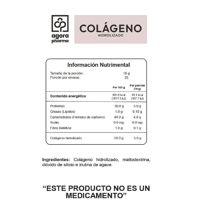 Colágeno Hidrolizado – Sabor Natural 250 g