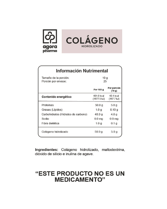 Colágeno Hidrolizado – Sabor Natural 250 g