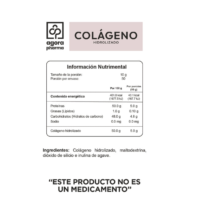 Colágeno Hidrolizado – Sabor Natural 500 g