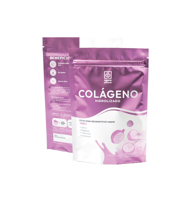 Colágeno Hidrolizado – Sabor Taro 250 g