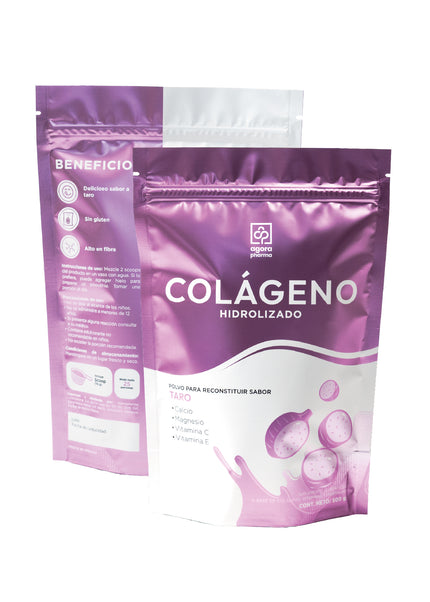 Colágeno Hidrolizado – Sabor Taro 500 g