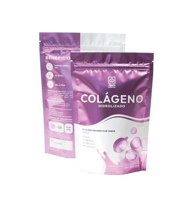 Colágeno Hidrolizado – Sabor Taro 500 g